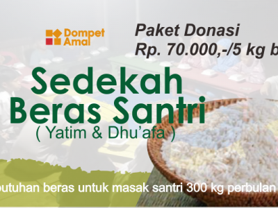 Sedekah Beras Untuk Keluarga Dhu'afa